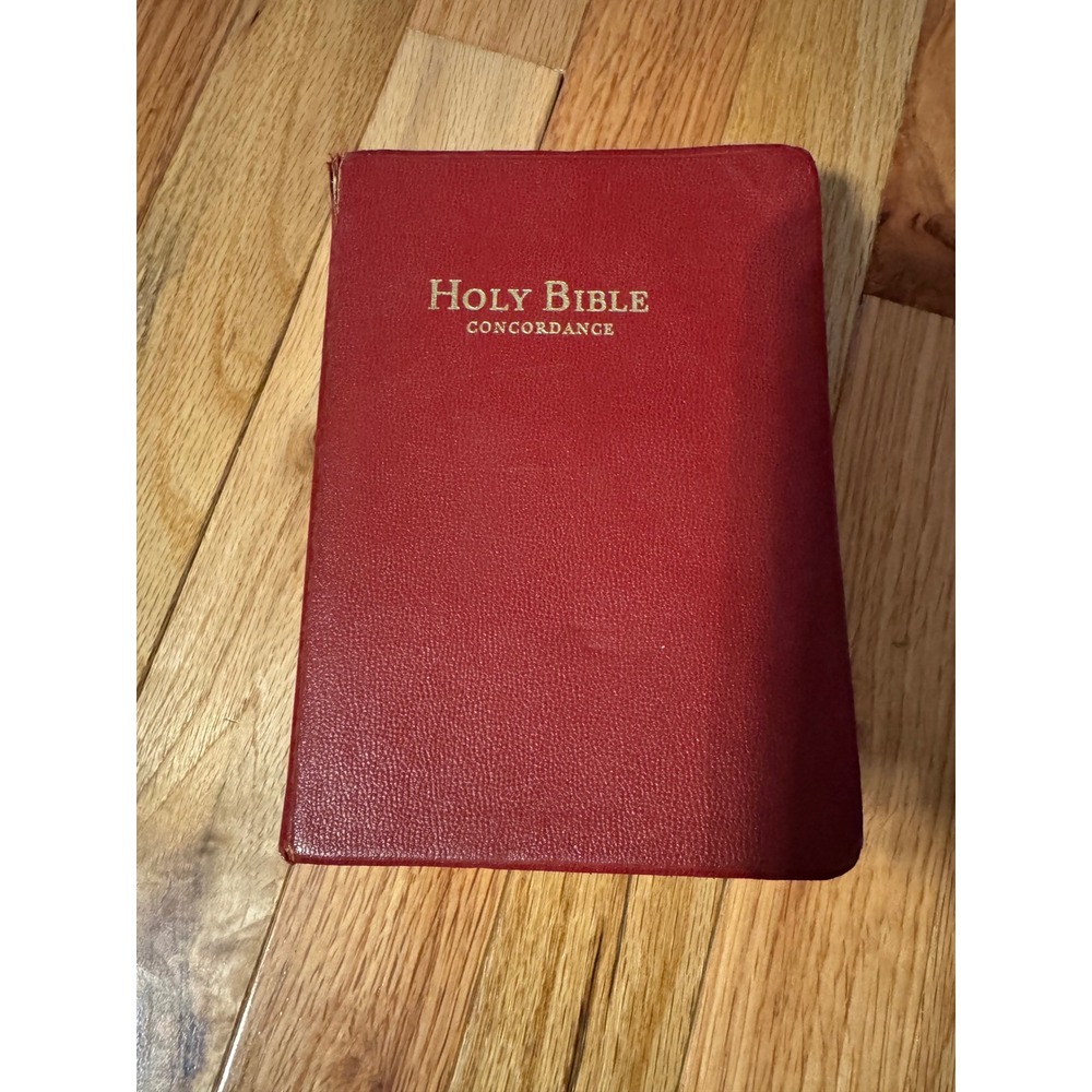 Vintage Holy Bible Revised Standard Version World Publishing Red